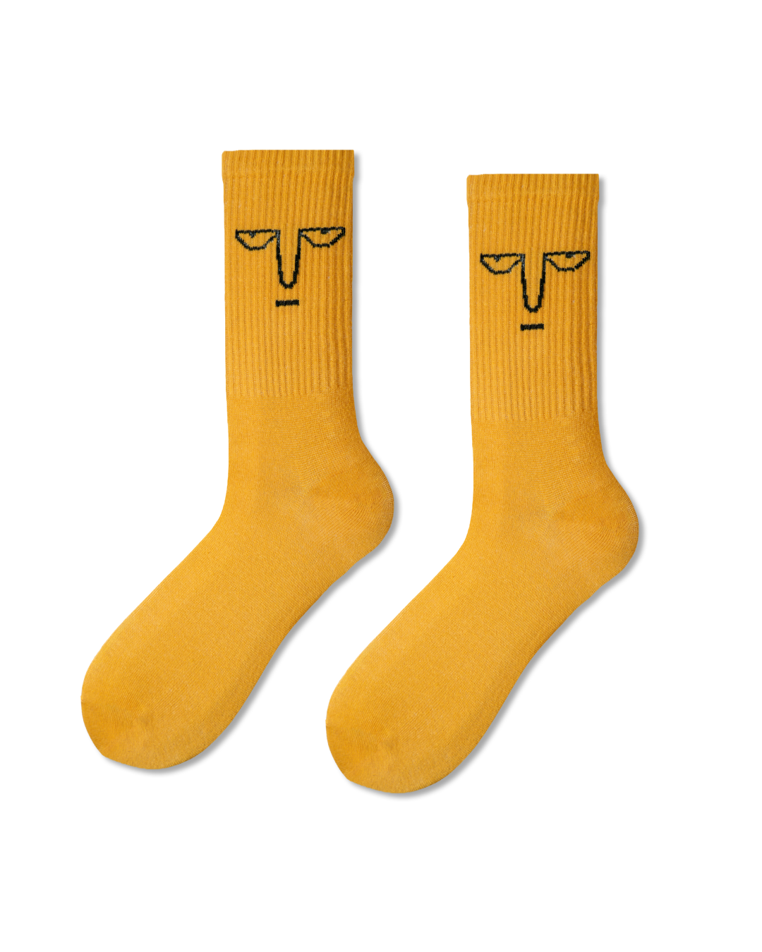 Grumpy Face Socks
